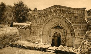 Gerusalemme - Chiesa della Vergine, c1918-c1939 da Unbekannt