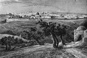 Gerusalemme, dal Monte degli Ulivi