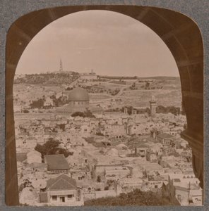 Gerusalemme dal campanile della Chiesa Protestante, c1900 da Unbekannt