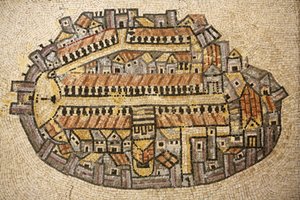 Mosaico del tempio di Gerusalemme, Gerusalemme, Israele da Unbekannt