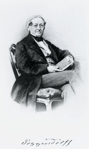 Johann Christian Poggendorf, fisico tedesco, metà XIX secolo da Unbekannt