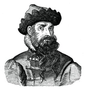 Johann Gutenberg, metalmeccanico e inventore tedesco, XVI secolo, 1870