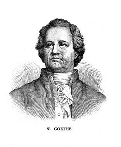 Johann Wolfgang von Goethe, poeta, drammaturgo e scienziato tedesco, XIX secolo