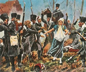 Johanna Stegen nella battaglia di Lüneburg, 2 aprile 1813, 1936