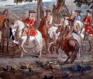 John Churchill, Duca di Marlborough 1650-1722 soldato inglese, alla Battaglia di Blenheim, 1704 da Unbekannt