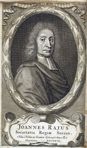 John Ray (Wray), naturalista inglese, c 1700 da Unbekannt