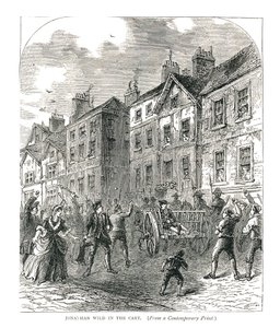 Jonathan Wild nel carro, 1878 da Unbekannt