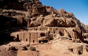 Giordania, Petra, Tombe nabatee, Petra, Giordania da Unbekannt