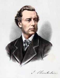 Joseph Chamberlain, politico britannico, c1880 da Unbekannt