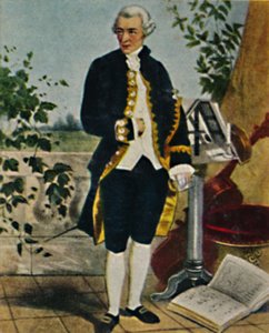 Joseph Haydn 1732-1809 - Gemälde von Hammann, 1934 da Unbekannt