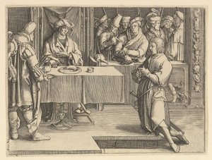 Giuseppe interpreta i sogni del Faraone copia, 1640-70 da Unbekannt