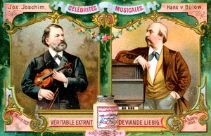 Joseph Joachim e Hans von Bülow da Unbekannt