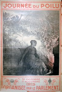 Journée du Poilu, 31 ottobre-1 novembre 1915, manifesto della Prima Guerra Mondiale francese da Unbekannt