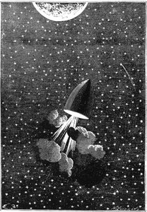 Jules Verne 1828-1905, Intorno alla Luna, 1865 da Unbekannt