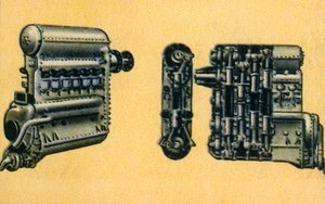 Motore aeronautico diesel Junkers 700-800 cavalli da Unbekannt