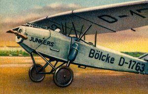 Aereo Junkers T 26E, anni 1920, 1932 da Unbekannt