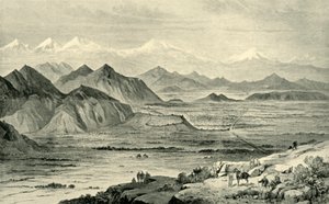 Kabul, vista a nord dalla collina sopra il campo britannico a Beni Hissar, 8 ottobre 1879, 1901 da Unbekannt