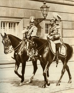 Kaiser Guglielmo II e Re Giorgio V a Berlino, Germania, 1911, 1935 da Unbekannt
