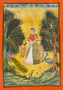 Kakubha Ragini, foglio da un Ragamala da Unbekannt