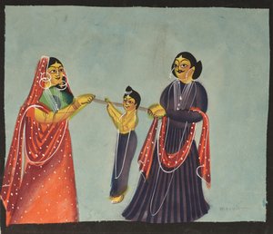Pittura Kalighat, 1800s da Unbekannt