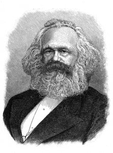 Karl Marx, teorico politico, sociale ed economico tedesco del XIX secolo