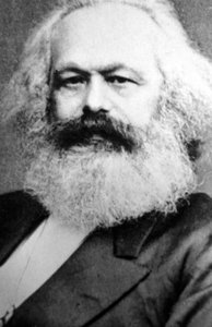 Karl Marx, teorico politico, sociale ed economico tedesco, XIX secolo da Unbekannt