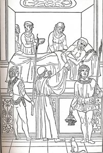 Ketham: Fasciculus Medicinae, Venezia, 1493, Il Trattamento della Peste, c1493