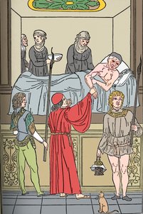 Fasciculus Medicinae, Venezia, 1493, Il trattamento della peste, c1493