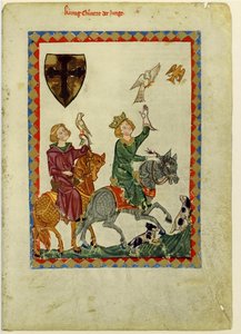 Re Corrado il Giovane dal Codex Manesse, tra il 1305 e il 1340 da Unbekannt