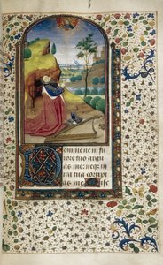 Re Davide in preghiera, Libro delle Ore, 1450-1499