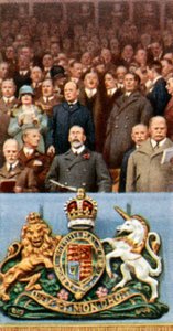 Re Giorgio V alla finale della Coppa, Wembley, 23 aprile 1927 da Unbekannt