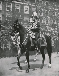 Re Giorgio V al funerale di suo padre Re Edoardo VII, Londra, 20 maggio 1910 da Unbekannt
