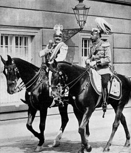 Re Giorgio V di Gran Bretagna e Kaiser Guglielmo II di Germania, 1913 1951 da Unbekannt