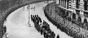 Processione funebre di Re Giorgio V, Londra, gennaio 1936 da Unbekannt