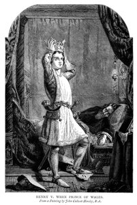 Re Enrico V 1387-1422 quando era il Principe di Galles da Unbekannt