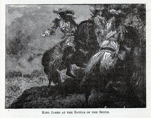 Re Giacomo alla battaglia del Boyne, 1882 da Unbekannt
