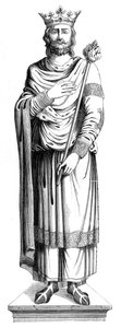 Re Luigi VII di Francia 1120-1180, XVI secolo 1849 da Unbekannt