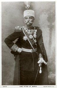 Re Pietro I di Serbia, c1903-c1918