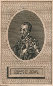 Re Filippo II di Spagna, marito della regina Maria I da Unbekannt