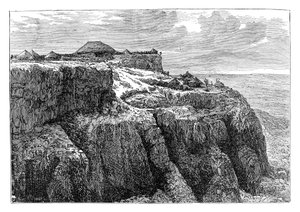 Casa del Re Teodoro a Magdala, Etiopia, c1868