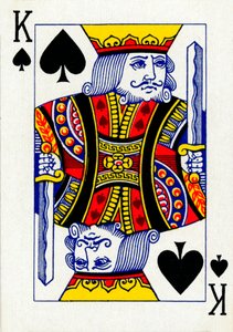 Re di picche da un mazzo di carte da gioco Goodall & Son Ltd., c1940 da Unbekannt