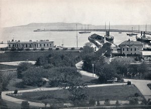 Kingstown - Veduta generale del porto, 1895 da Unbekannt
