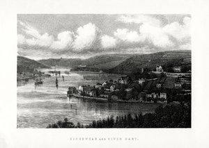 Kingswear e il fiume Dart, South Devon, 1896 da Unbekannt