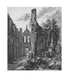 Abbazia di Kirkstall, Yorkshire, 1823 da Unbekannt