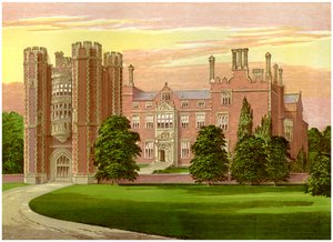 Kirtling Tower, Cambridgeshire, casa della Baronessa North, c1880 da Unbekannt