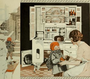 Pubblicità in cucina Da The Saturday Evening Post, ca. 1920-1925