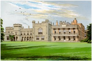 Knowsley Hall, Lancashire, residenza del conte di Derby, circa 1880 da Unbekannt