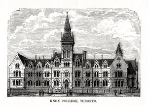 Knox College, Toronto, Ontario, Canada, XIX secolo da Unbekannt