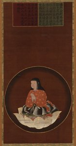 Kobo Daishi da bambino seduto su un loto, periodo Muromachi, XV-XVI secolo da Unbekannt