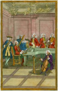 Concerto / Incisione del XVIII secolo da Unbekannt